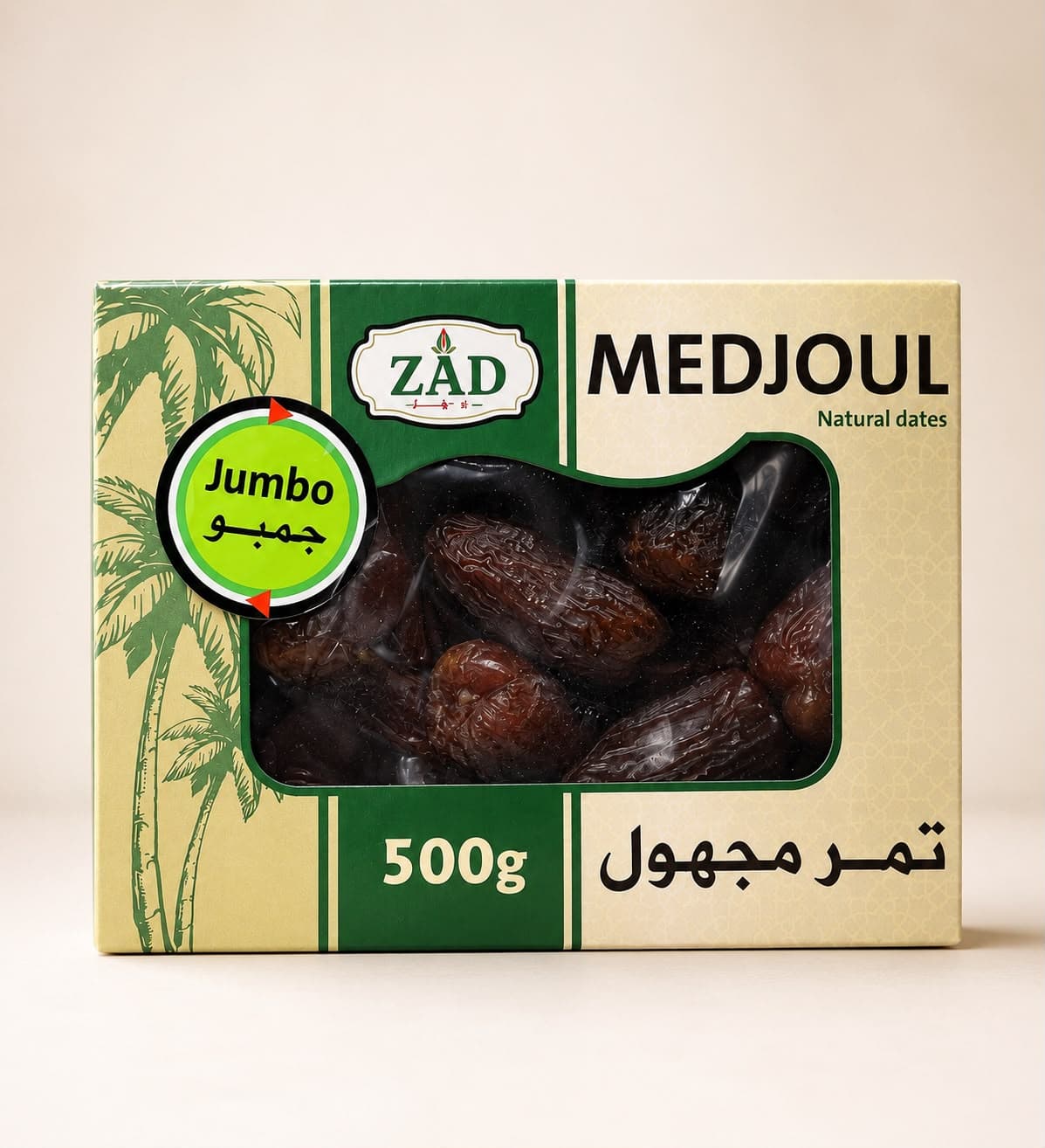ZAD Palestinian Jumbo Medjoul Dates 500G